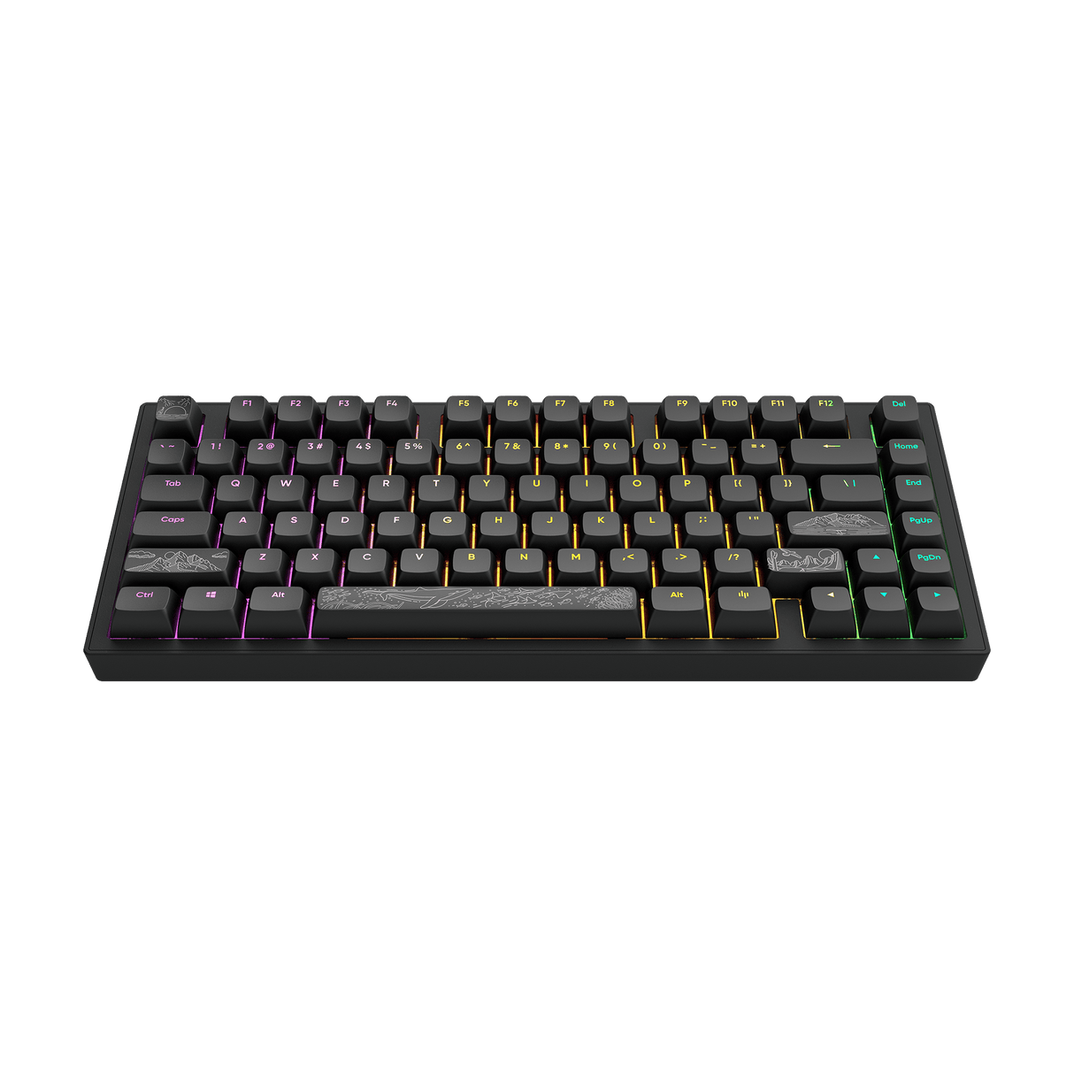 Dark Project ALU Terra Nostra R2 Black - Wired Gaming Keyboard (ANSI)