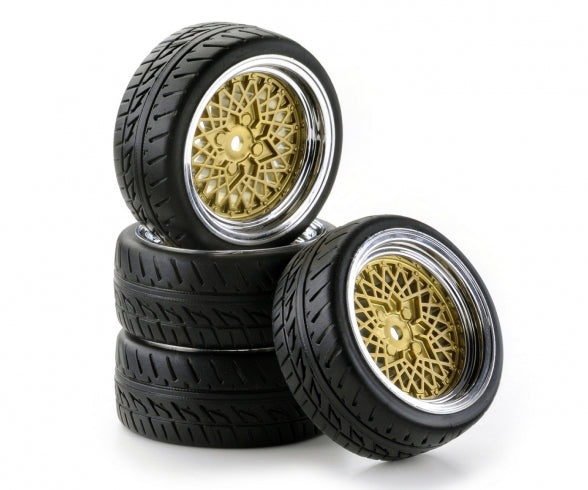 1:10 SC-Wheel Classic Style (4) ch/gold