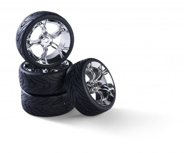 1:10 wheel set (4) Y-Design4 chrom 26mm