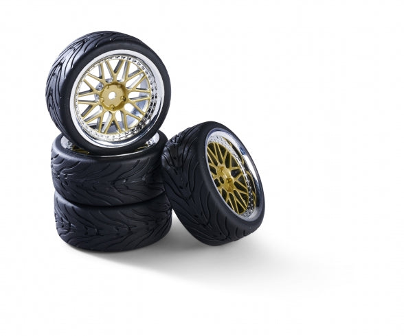 1:10 wheel set(4) Y-Design1 gold/ch.26mm