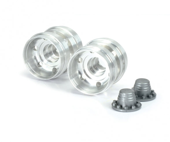 Carson - 1:14 Alum. Low Loader Twin-Wheel Set (2)