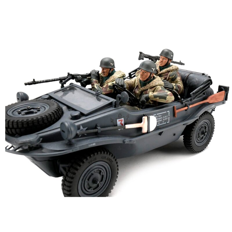 1/16 Figures Schwimmwagen Crew Set Paratrooper Winter