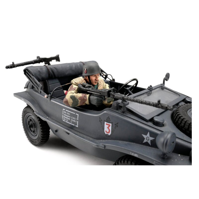 1/16 Figures Schwimmwagen Crew Set Paratrooper Winter