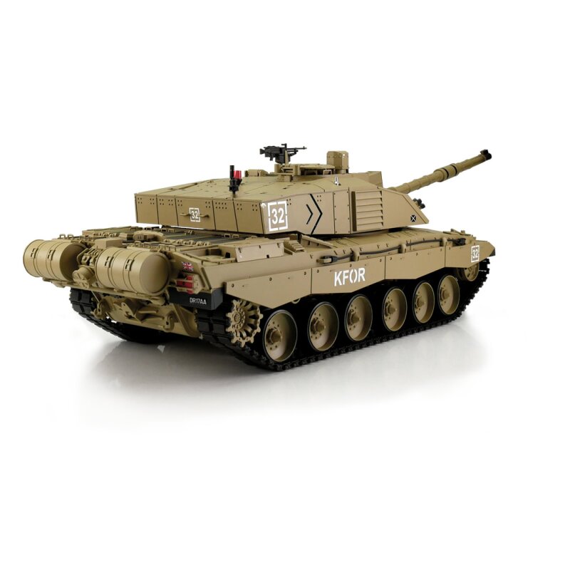 1/16 RC Challenger 2 sand BB+IR (Metal Tracks)