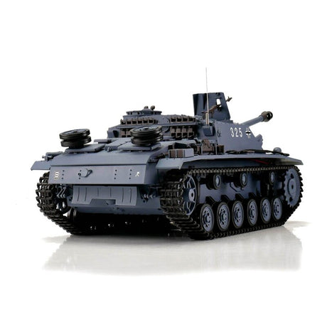 1/16 Sturmgeschütz III vers. G grey BB+IR (metal tracks)
