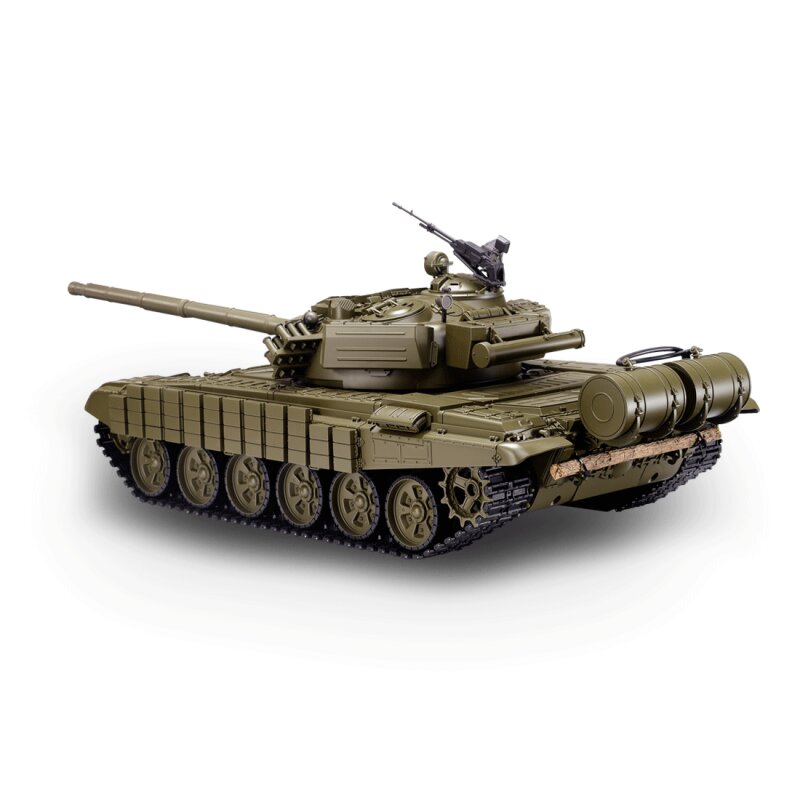 1/16 RC T-72 green BB+IR (Metal tracks)