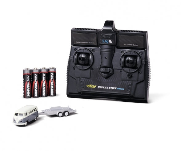 1:87 VW T1 Bus Van incl.car trailer 100%