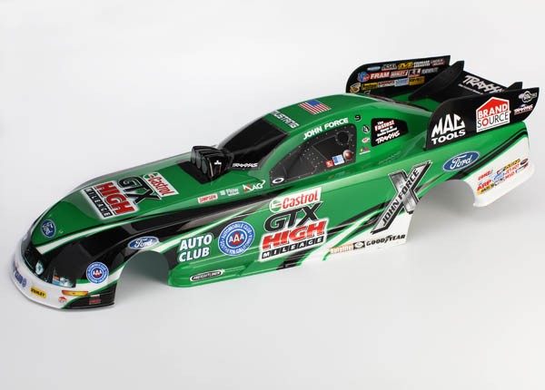 Traxxas 6912 Body, Ford Mustang, John Force (painted, decals applied)