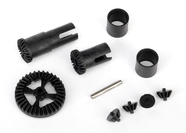 Traxxas 7579 - REPLACED BY 7579x - Gear set, differential (output gears (2)/ spider gears (4))/ring gear,