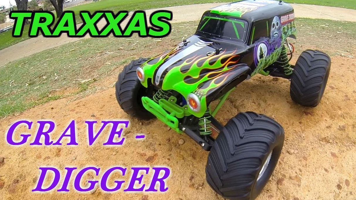 Traxxas Gravedigger! 1/16 - fed fjernstyret bil