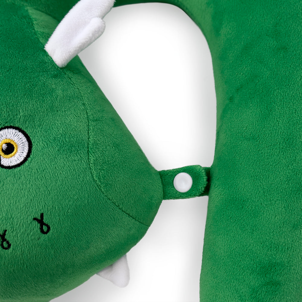 Headrest pillow WP MERCHANDISE Dragon Robi, green, 35 cm