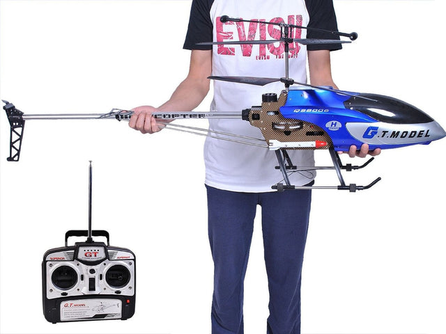Kæmpe fjernstyret helicopter på 130 cm