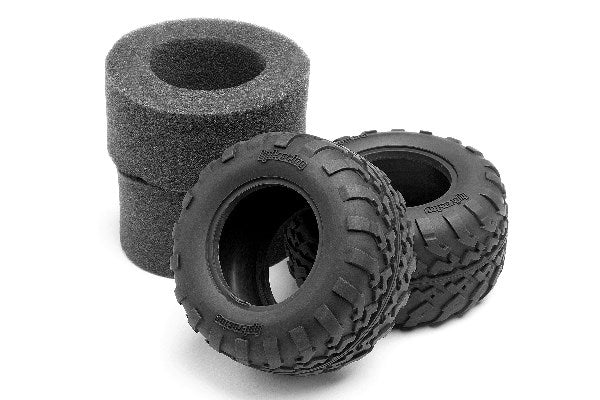 Gt2 Tires D Compound (2.2In/109X57Mm/2Pcs)
