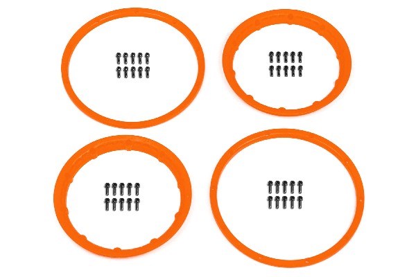 Heavy Duty Wheel Bead Lock Rings Orange/F. 2 Wheel