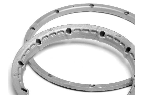 Heavy Duty Wheel Bead Lock Rings Silver F. 2 Whl