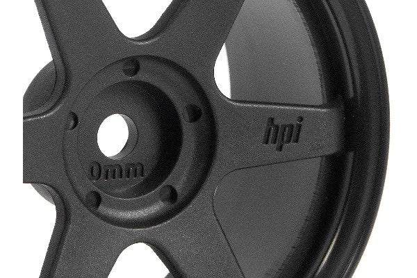 Te37 Wheel 26Mm Black (0Mm Offset)