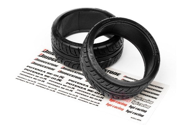Bridgestone Potenza Re-01R T-Drift Tire 26Mm (2Pcs