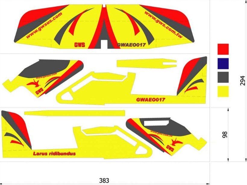 Mikro-fly - fedt saml selv fjernstyret fly - Baby Gull