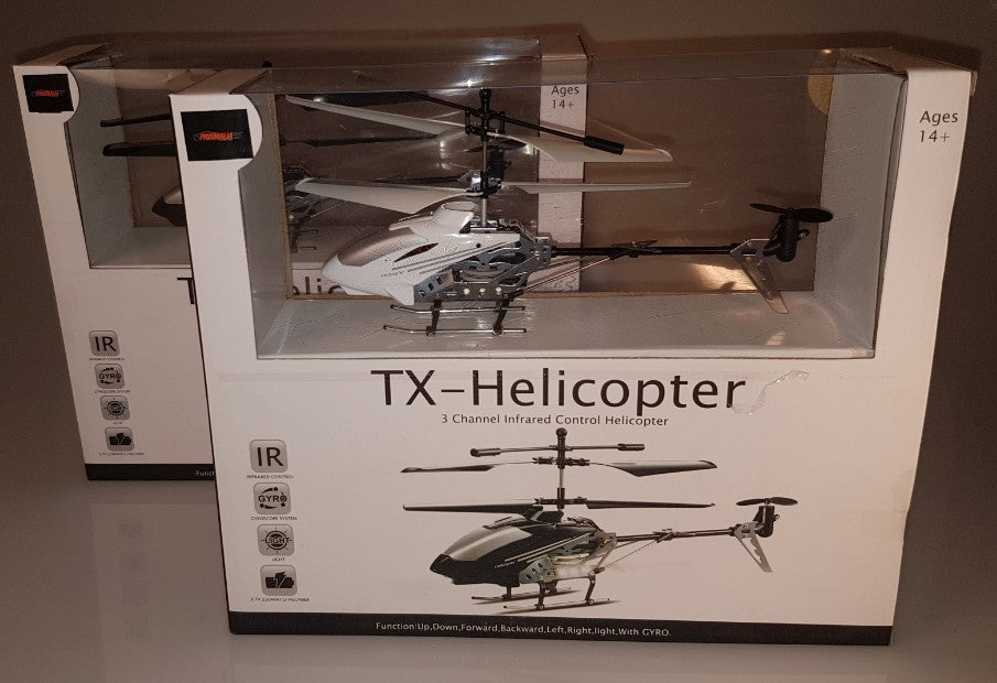 Fjernstyret helikopter - med ekstremt LED lys!