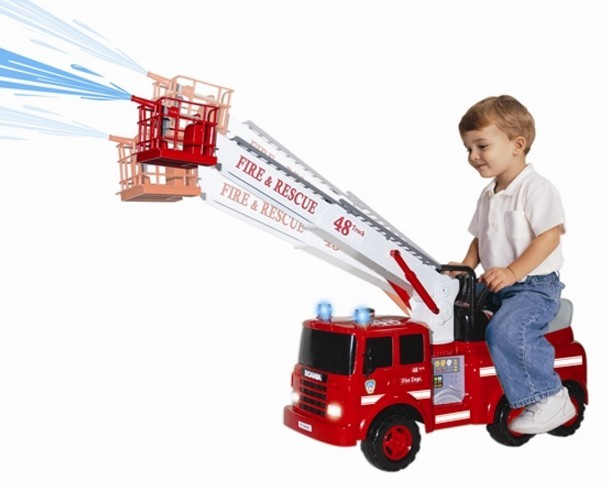 Brandbil med rigtig vandsprøjte! TILBUD