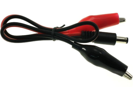 Kabel til ladning: DC stik til krokodille stik