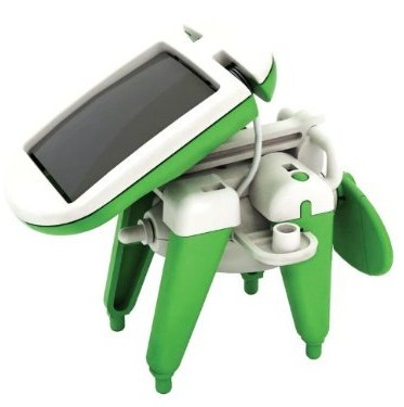 Kæmpe-hit Robotkit med sol-celler - saml selv 6 modeller