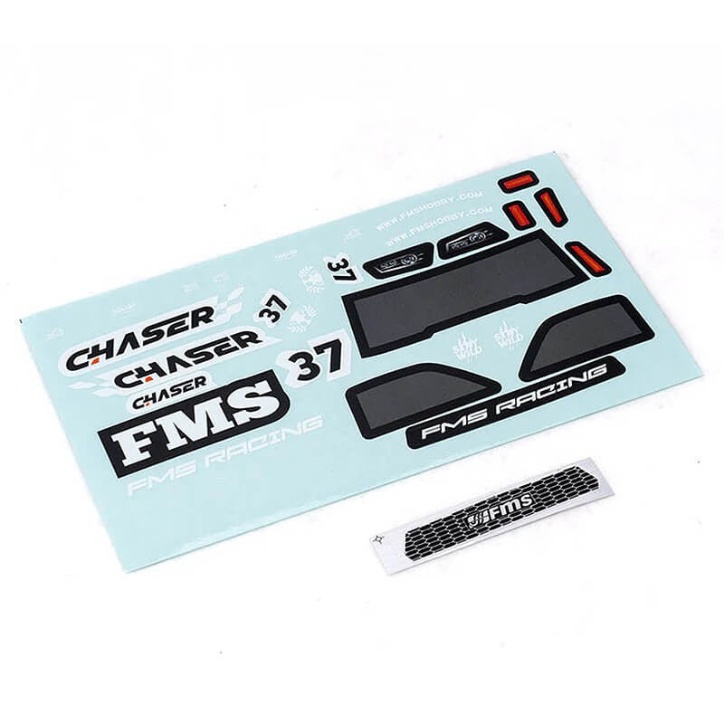 1/24 Chaser FSC24 - DECAL SHEET (White)