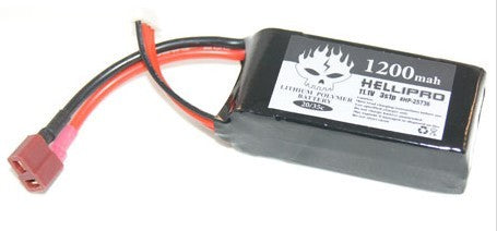 11,1V LiPo Power Pack 1200mAh 20/35C *Hellipro*