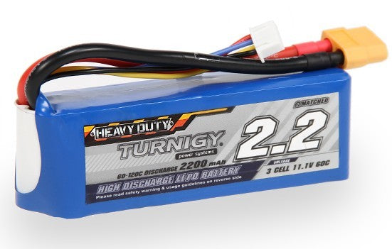 Turnigy 11,1V 2200mAh 3S 30C Lipo Pack - TILBUD