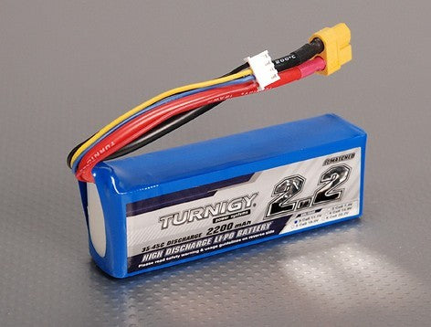 Turnigy 11,1V 2200mAh 3S 30C Lipo Pack - TILBUD