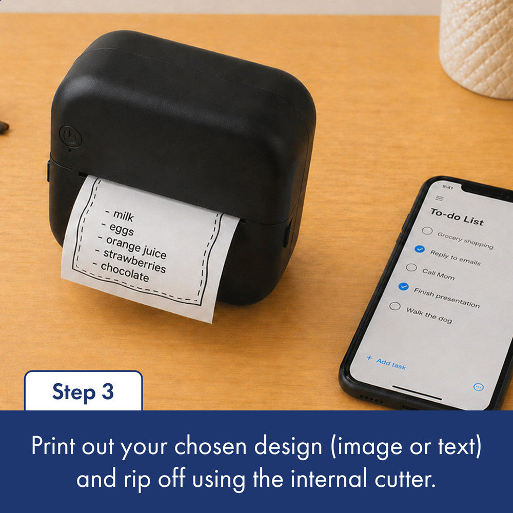Termisk Telefon Printer - print trådløst fra din telefon.