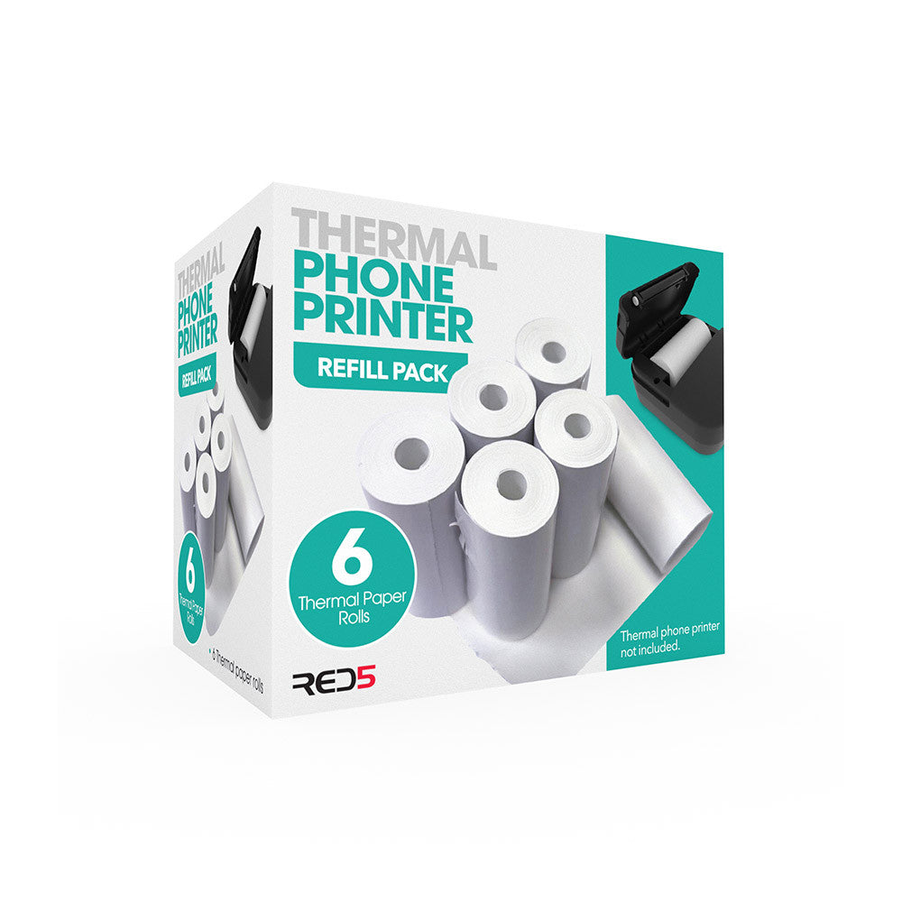 Termopapir – Refill til Mini Fotoprinter (6 ruller)