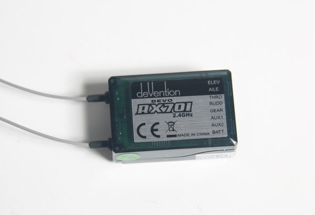 Devo F7 7-kanalers anlæg med indbygget skærm samt FPV og kamera