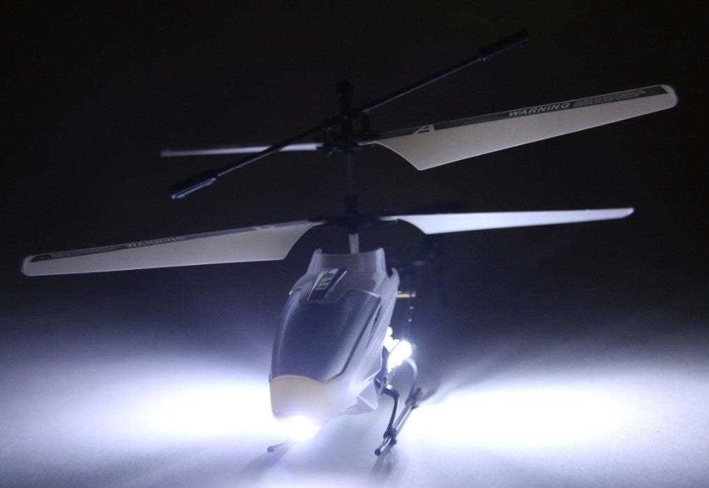 Fjernstyret helikopter - med ekstremt LED lys!