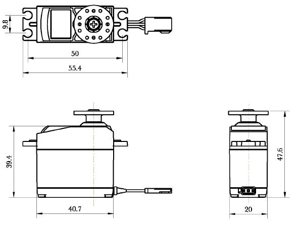 HD-9110MG - digital servo m. metalgear