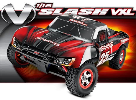 Slash 1/16 VXL - fed lille offroader - op til 80 km/t+!