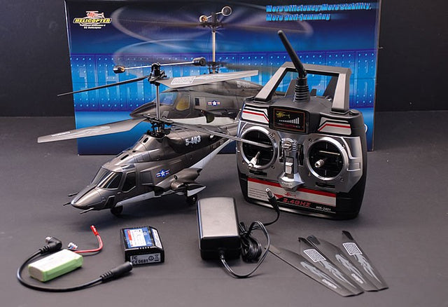 Walkera 5-4Q3 Black Air Wolf - ekstremt flot og velflyvende fjernstyret helikopter