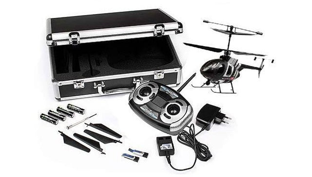 Merlin Tracer 80 - fjernstyret helikopter til begynderen med alukasse