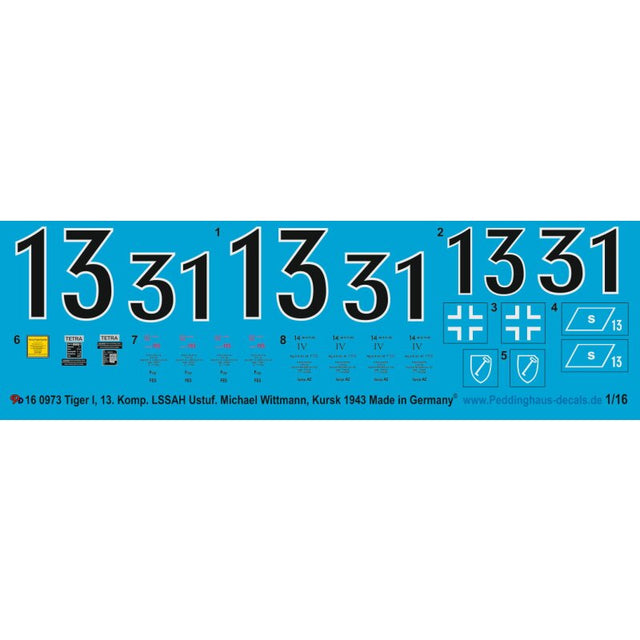 13. Komp. LSSAH Ustuf Michael Wittmann Kursk 1943