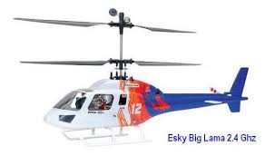 Big Lama - stor fjernstyret begynderhelikopter