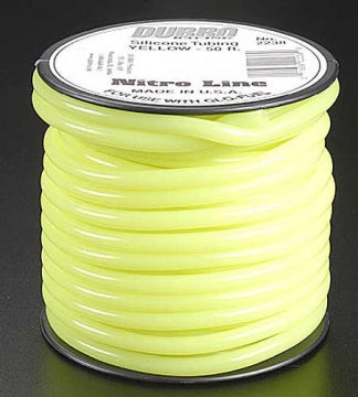 Du-Bro 2238 - Silicone Tubing Yellow 15.2m (2mm id)