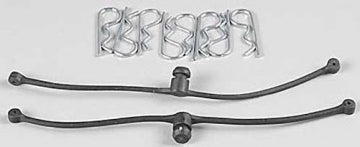 Du-Bro 2245 - Body Klip retainers, Black