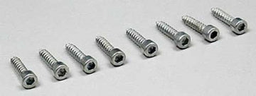 Du-Bro 382 - Socket Head Sheet Metal Screw No.4 x 1/2 (8)
