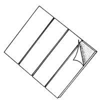 Du-Bro 634 - Double sided tape (3 per pkg)