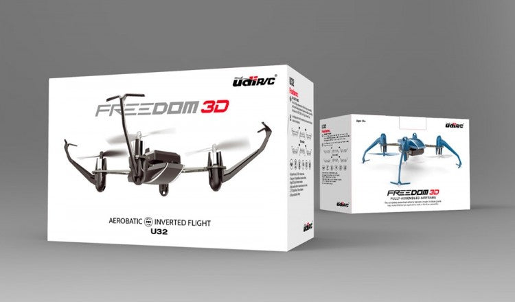 Smart drone - U32 Freedom 3D Drone 180-360gr Flip-Roll
