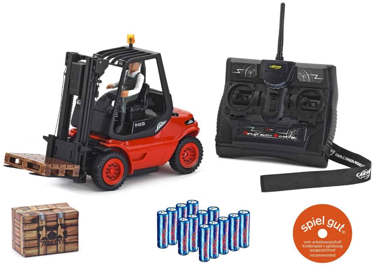 Linde gaffeltruck - tro kopi af en Linde H40D. 6 kanaler 2.4Ghz
