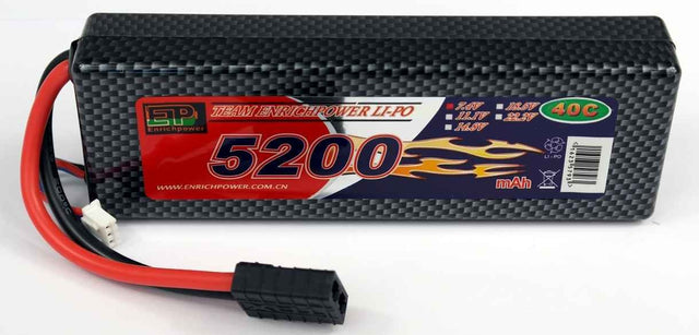 7.4v 5200mah LiPo 40C HARD BOX Traxxas