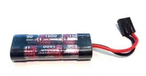 7,2V 1600mAh NiMh TRX-stik 1/16
