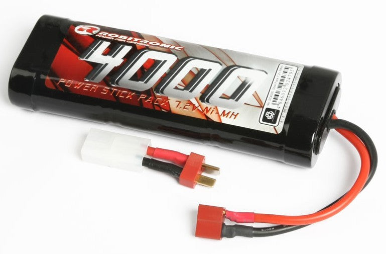 7,2V 4000mAh NiMh Tamiya og Deans stik