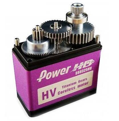 Power HD Digital Servo Titanium Gear 79g 25kg 0.145s DS8325HV